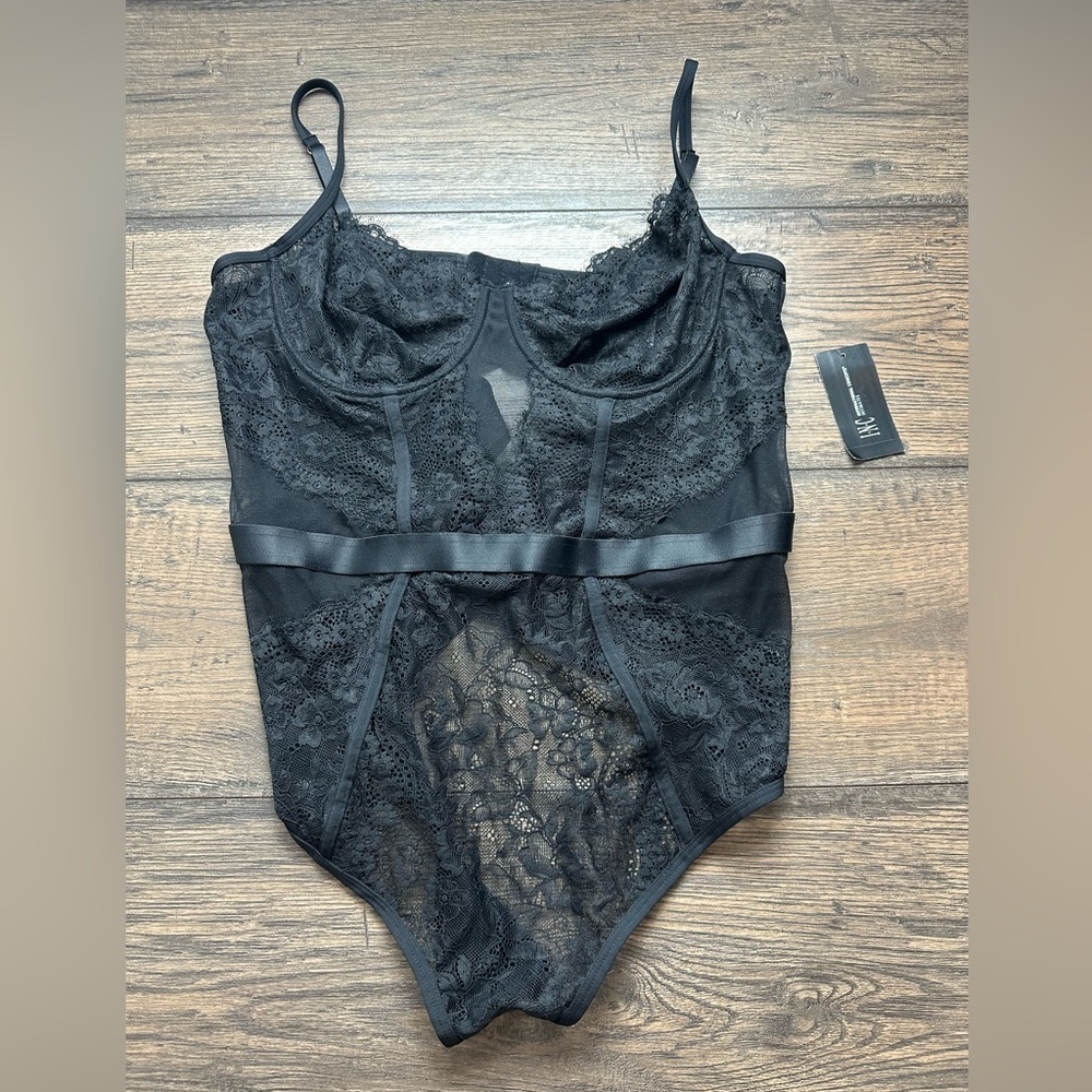 Black Mesh Top - XL
